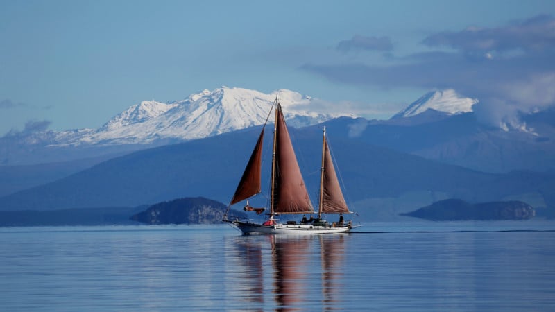 Discover the spectacular Maori Rock Carvings aboard a pirate-themed vessel "Sail Fearless", as you embark upon the best sailing experience on Great Lake Taupo...